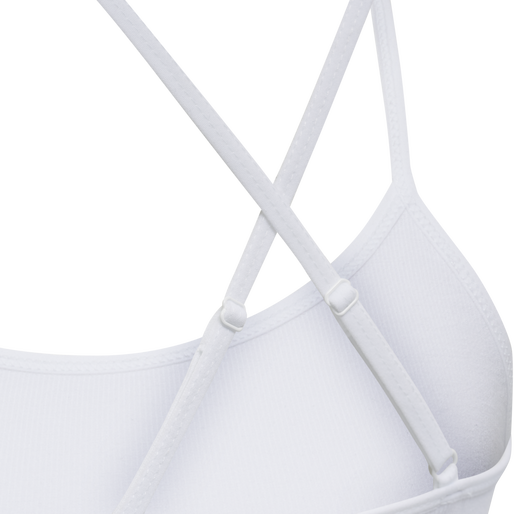 hmlJUNO SEAMLESS BRA, WHITE hmlJUNO SEAMLESS BRA, WHITE, packshot