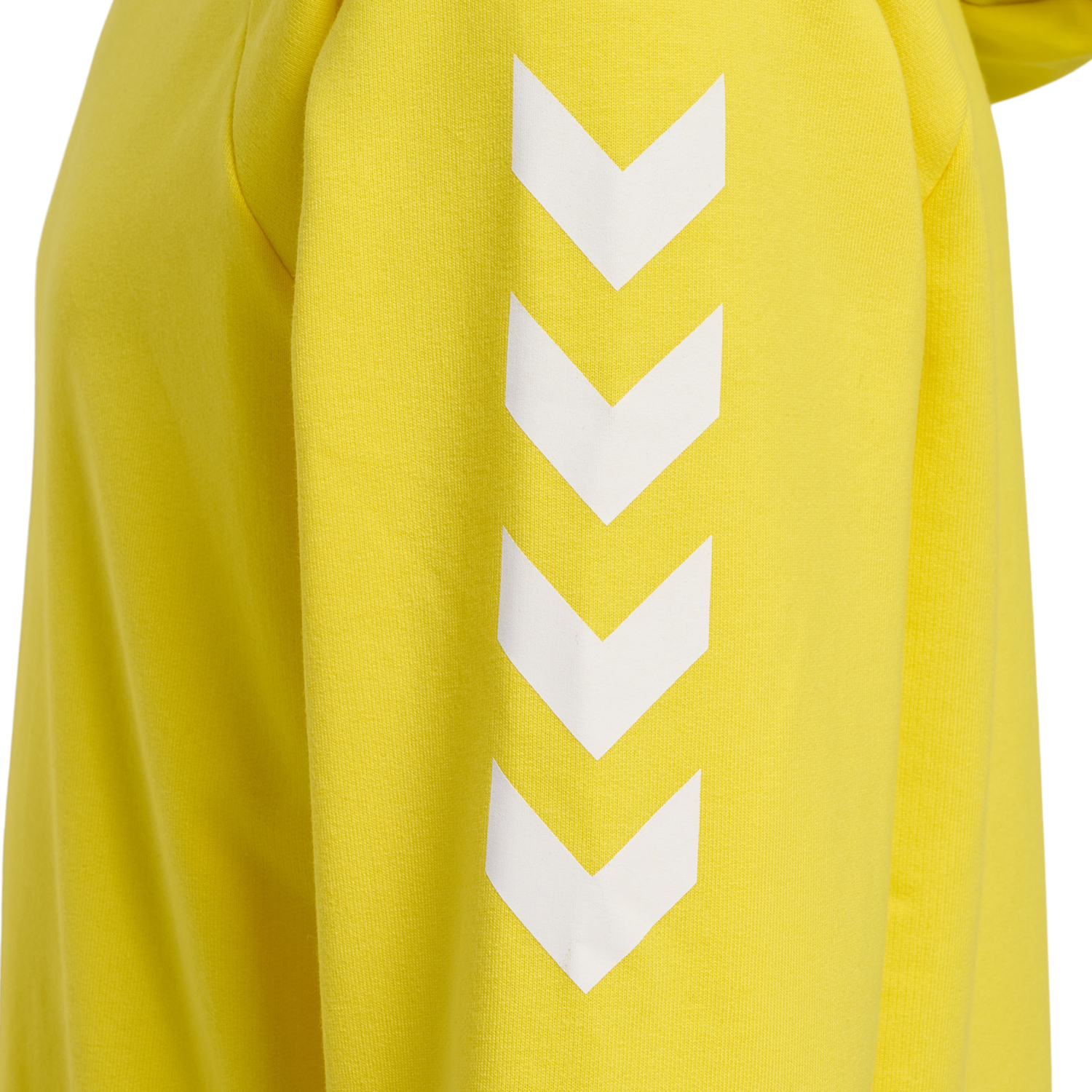 HUMMEL GO KIDS COTTON HOODIE, BLAZING YELLOW, packshot