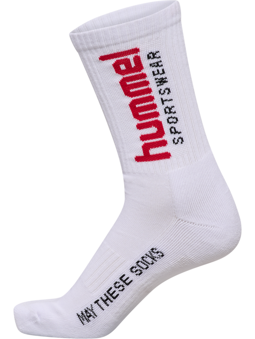 hml3-PACK SOCKS SPORTSWEAR BIG, WHITE/BARBADOSCHERRY/EDEN/SKYD hml3-PACK SOCKS SPORTSWEAR BIG, WHITE/BARBADOSCHERRY/EDEN/SKYD, packshot