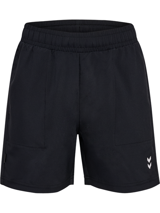 hmlJR PULSE WORKOUT SHORTS, BLACK hmlJR PULSE WORKOUT SHORTS, BLACK, packshot