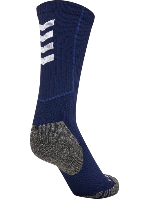 hmlPRO TRAINING SOCKS HIGH, MARINE/WHITE, packshot