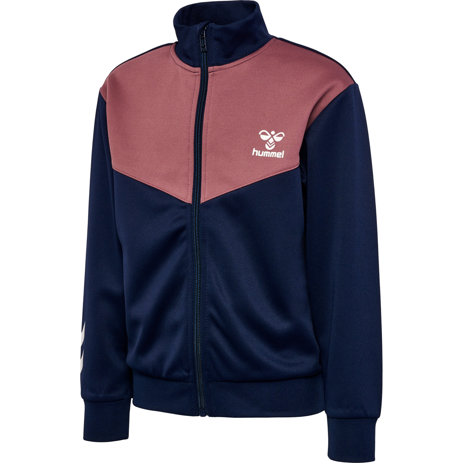 hmlMOLIN ZIP JACKET, BLACK IRIS/WISTFUL MAUVE, packshot