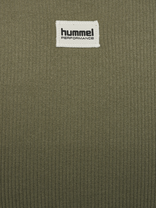 hmlPULSE SEAMLESS RIB W T-SHIRT S/S, DUSTY OLIVE, packshot