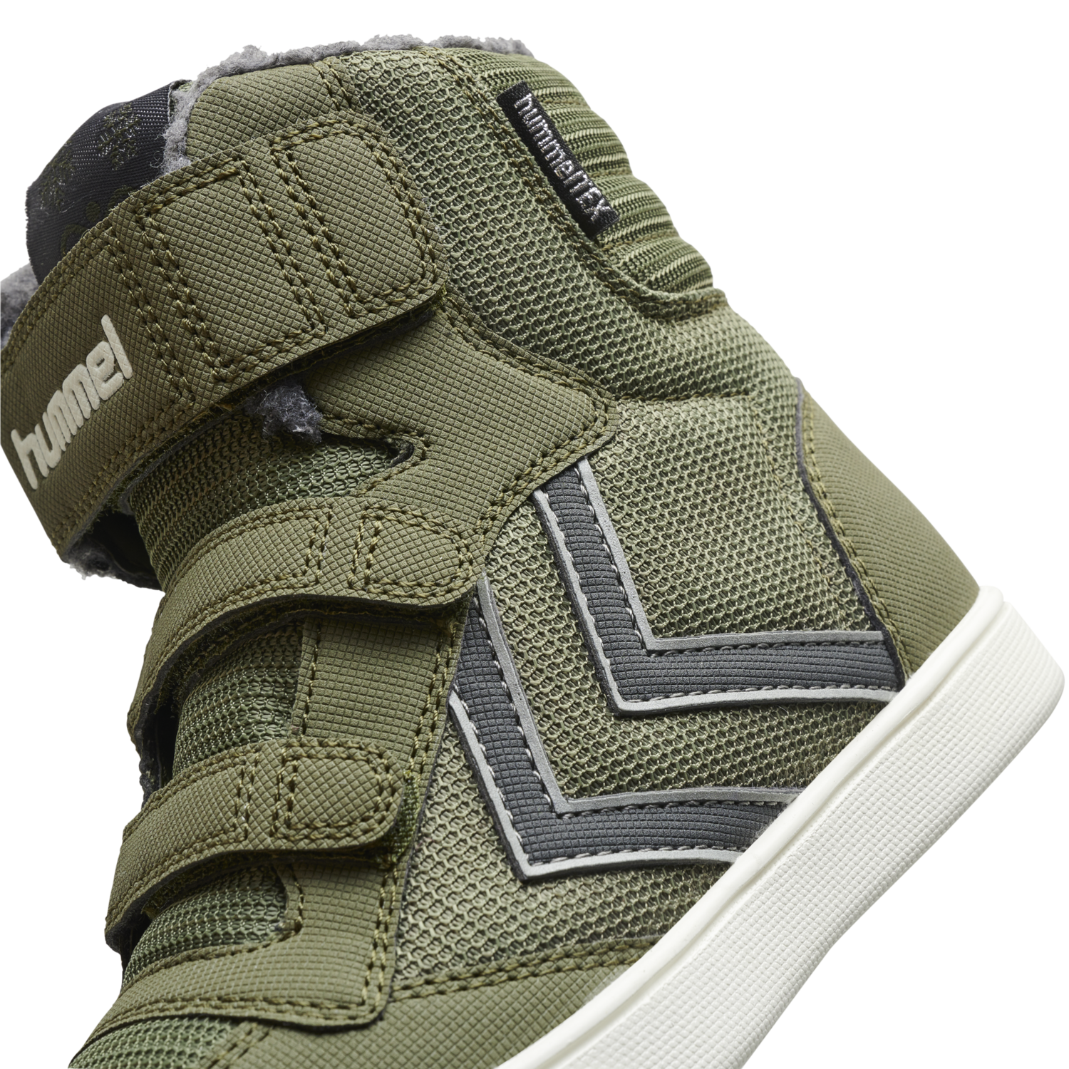 STADIL SUPER BOOT MID RECYCL TEX JR, DARK OLIVE, packshot