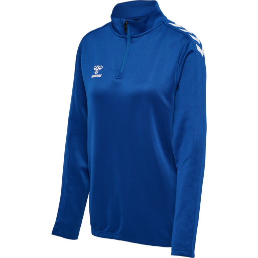 hmlCORE XK HALF ZIP SWEAT WOMAN, TRUE BLUE, packshot