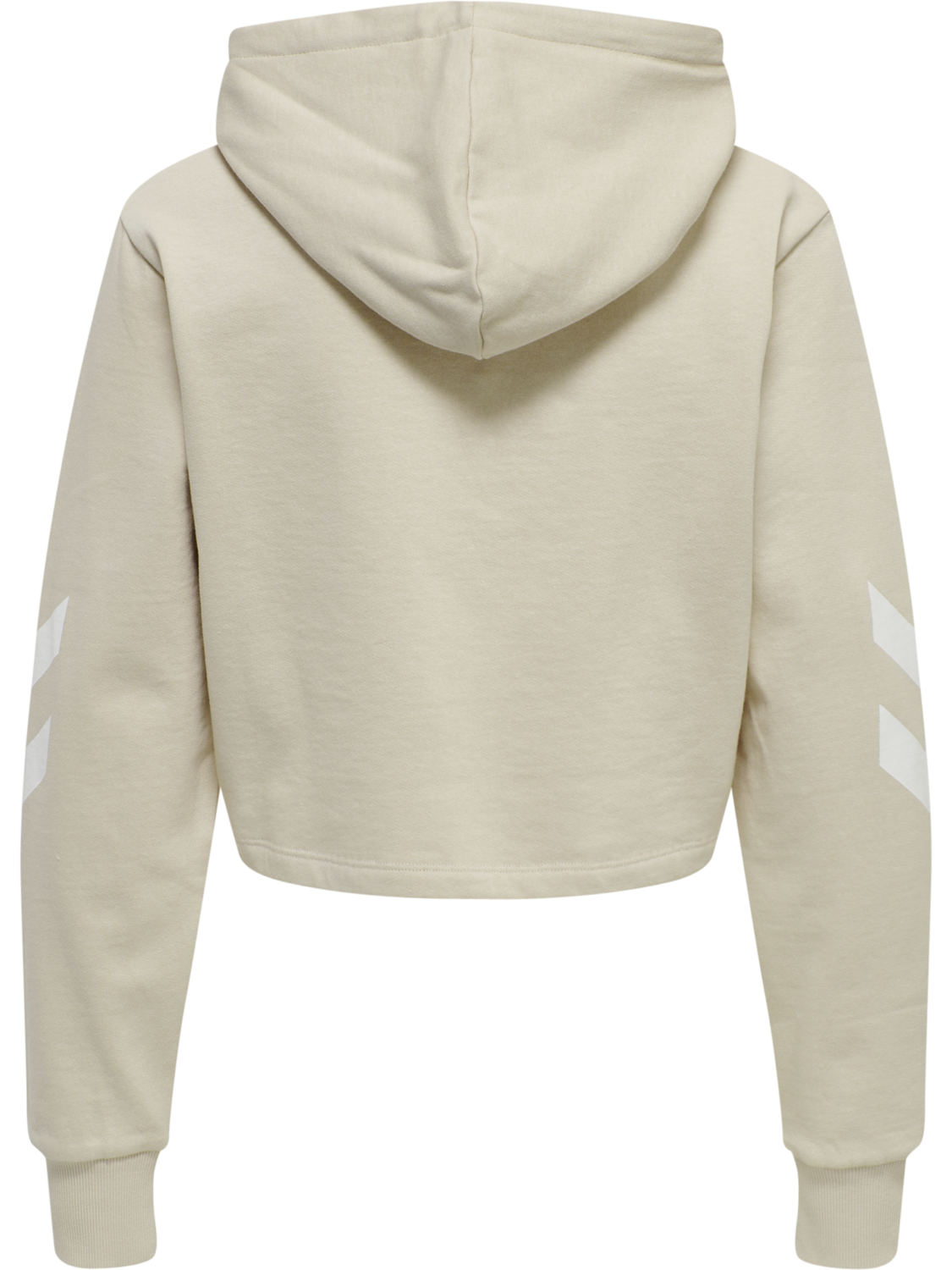 hmlLEGACY WOMAN CROPPED HOODIE, PUMICE STONE, packshot