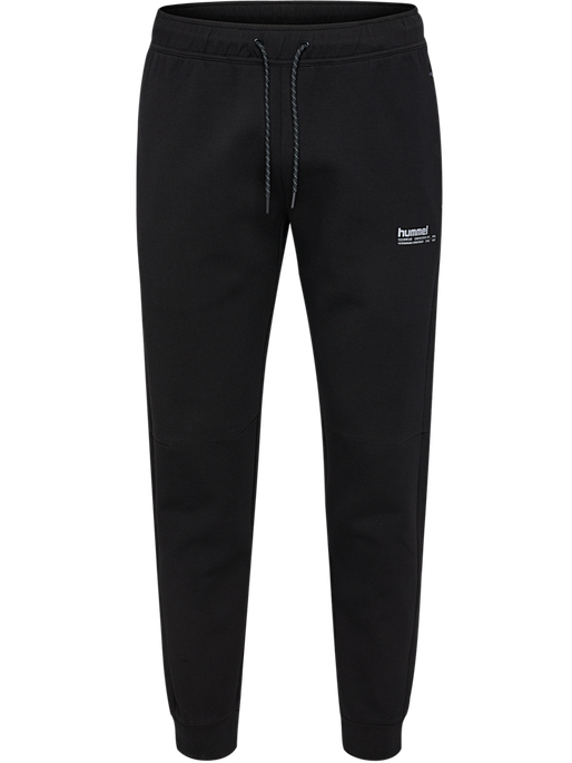hmlTECH FLEECE REGULAR PANTS, BLACK hmlTECH FLEECE REGULAR PANTS, BLACK, packshot