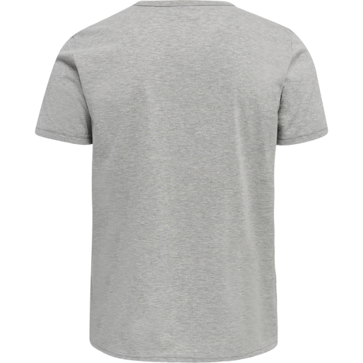 hmlIC DAYTON T-SHIRT, GREY MELANGE, packshot