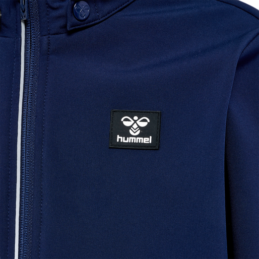 hmlMARS SOFTSHELL JACKET, BLACK IRIS hmlMARS SOFTSHELL JACKET, BLACK IRIS, packshot