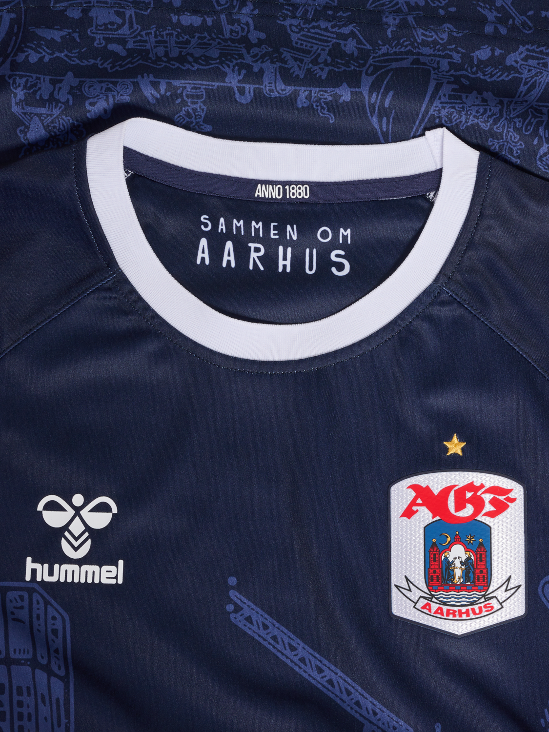 AGF 23/24 AWAY JERSEY S/S, 7026, packshot