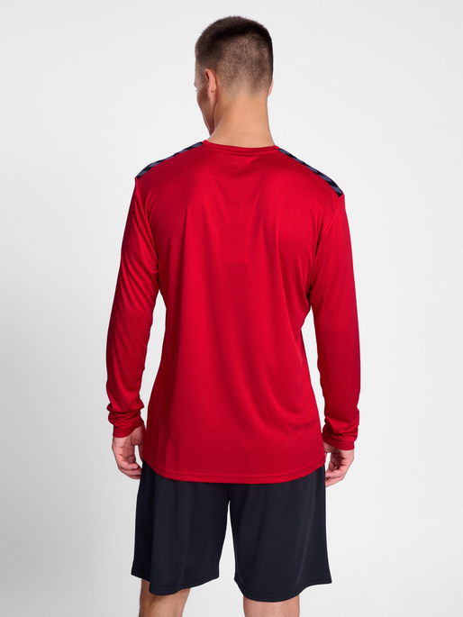 hmlAUTHENTIC PL JERSEY L/S, TRUE RED, model