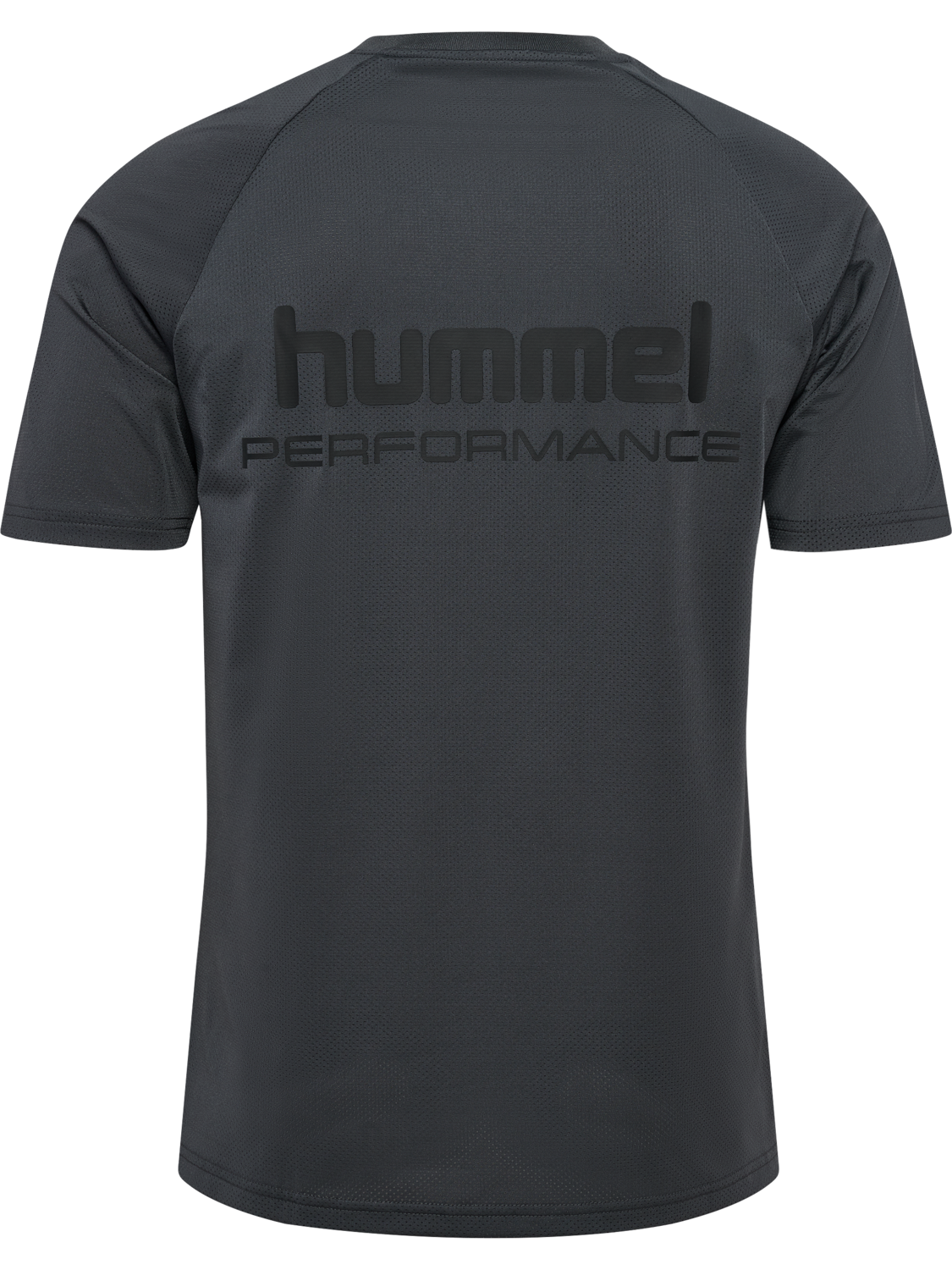 hmlPULSE MESH T-SHIRT S/S, EBONY/BLACK, packshot