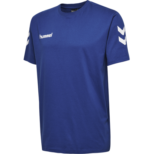 HUMMEL GO KIDS COTTON T-SHIRT S/S, TRUE BLUE, packshot