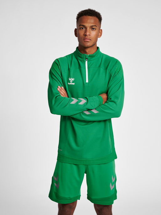 hmlLEAD HALF ZIP, JELLY BEAN, model