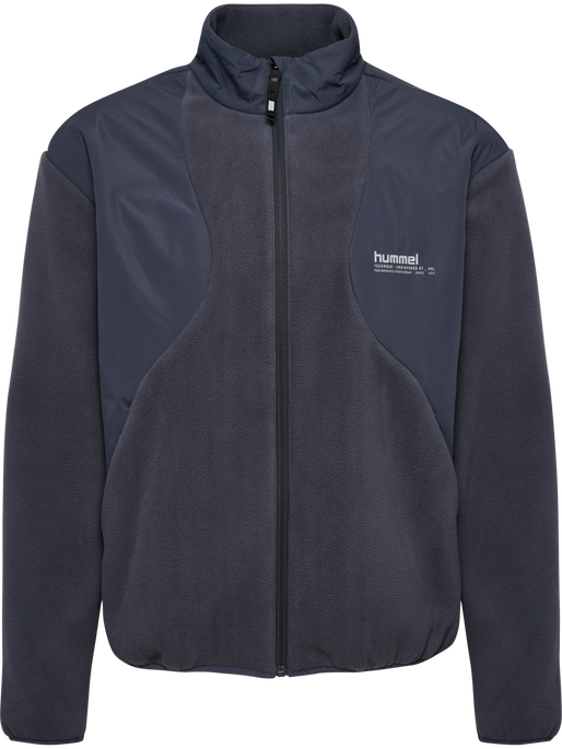 hmlHYBRID FLEECE JACKET, EBONY hmlHYBRID FLEECE JACKET, EBONY, packshot