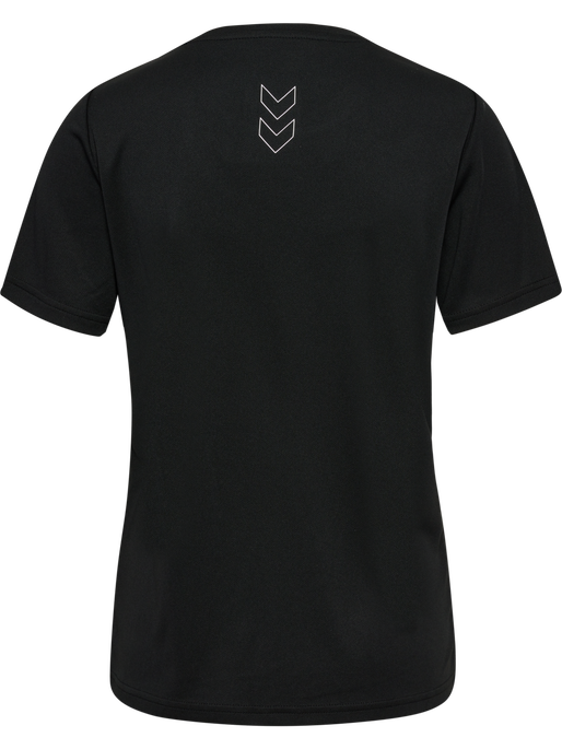 hmlTE TOLA T-SHIRT, BLACK hmlTE TOLA T-SHIRT, BLACK, packshot