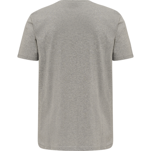 hmlRED BASIC T-SHIRT S/S, GREY MELANGE, packshot