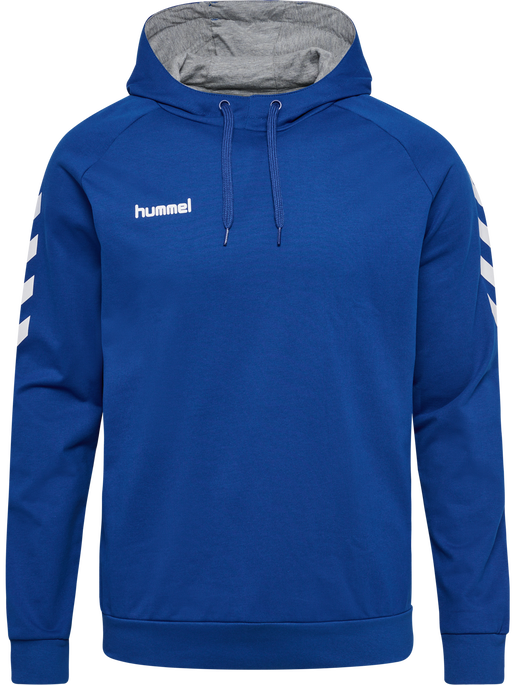 HMLGO COTTON HOODIE, TRUE BLUE, packshot