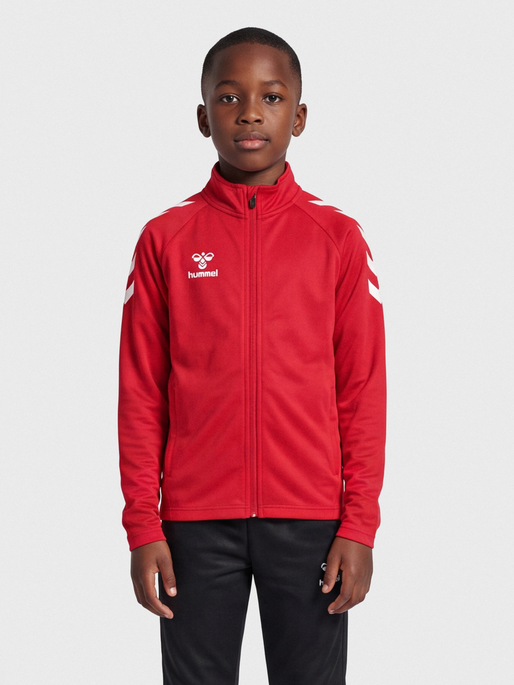 hmlCORE XK MICRO ZIP JACKET KIDS, TRUE RED, model