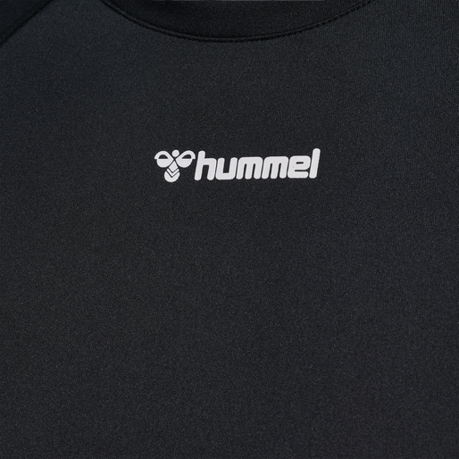hmlMT KALU SHORT SWEATSHIRT, BLACK, packshot