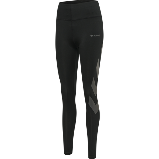 hmlMT PARIS HIGH WAIST TIGHTS, BLACK, packshot