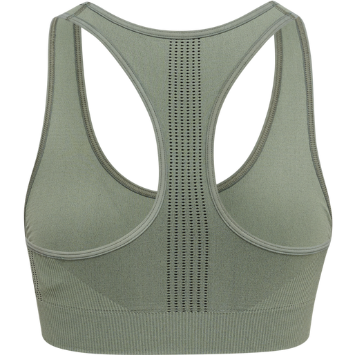 hmlMT SHAPING SEAMLESS SPORTS TOP, LILY PAD, packshot