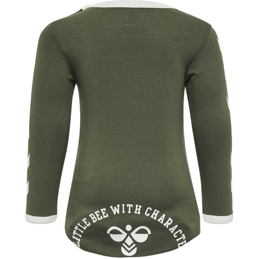 hmlFLIPPER LS BODYSTOCKING, OLIVE NIGHT, packshot