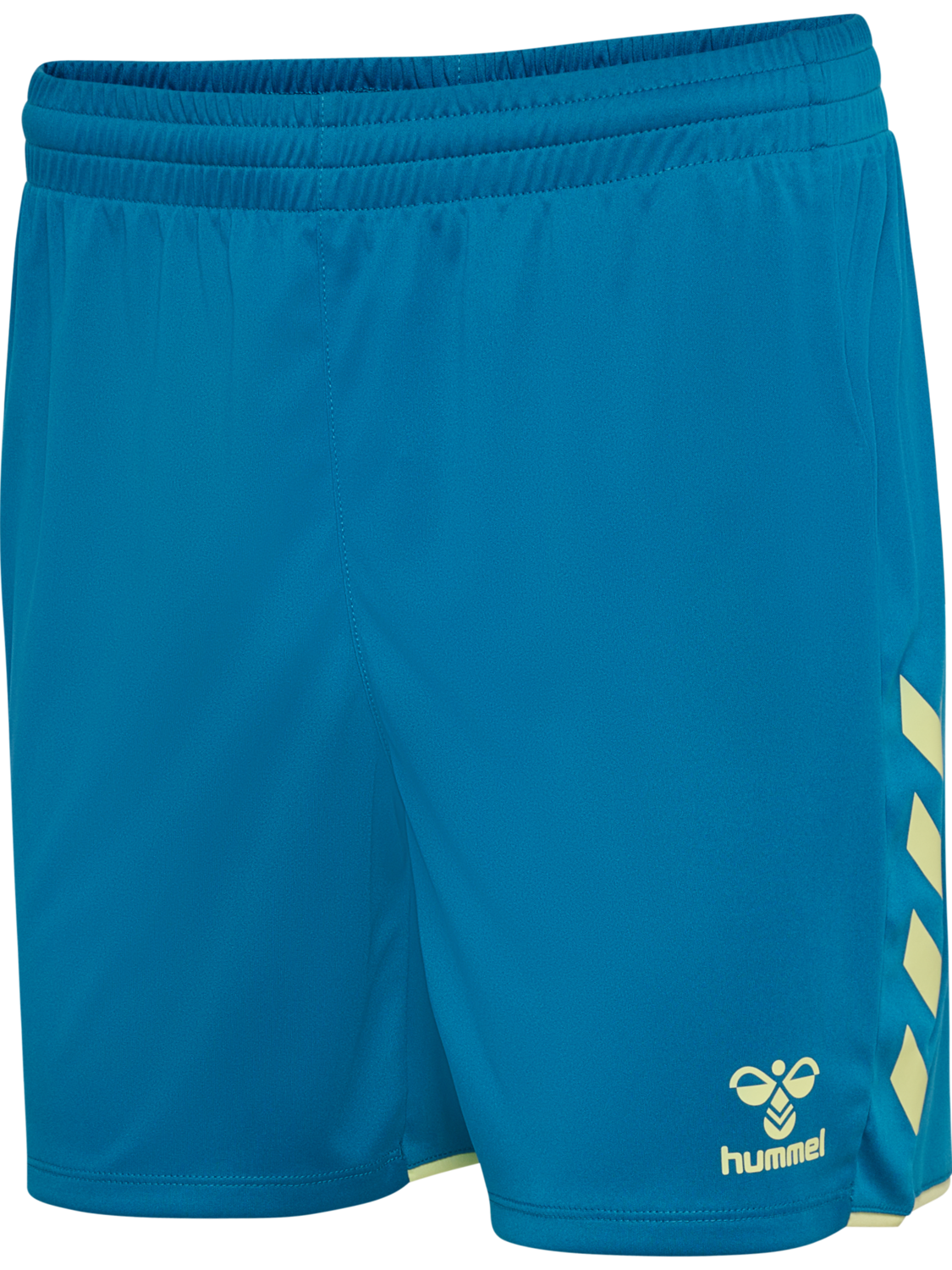 hmlCORE 2.0 SHORTS WOMAN, CELESTIAL/PALE LIME YELLOW, packshot