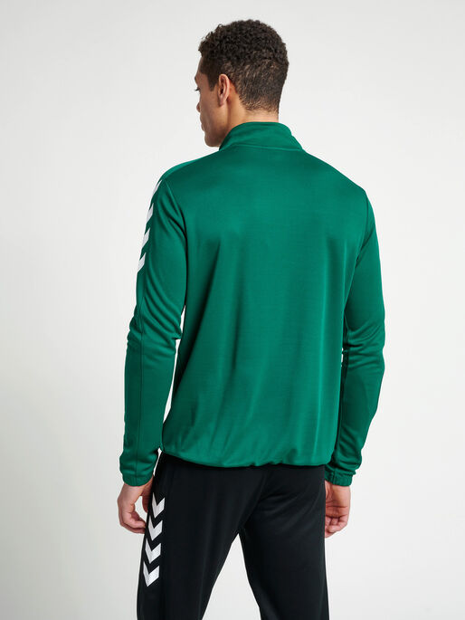 CORE 1/2 ZIP SWEAT, EVERGREEN, model