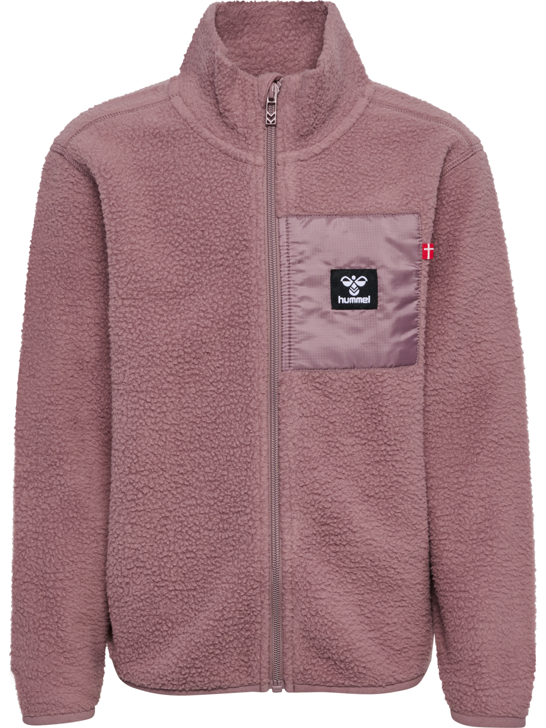 hmlATLAS FLEECE ZIP JACKET, TWILIGHT MAUVE, packshot