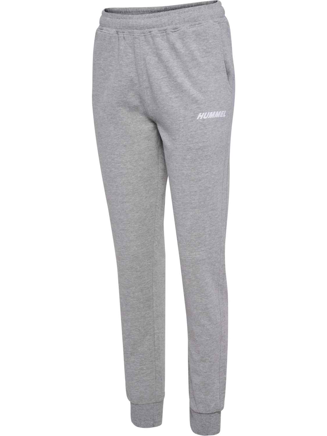 hmlELEMENTAL REGULAR PANTS WOMAN, GREY MELANGE, packshot