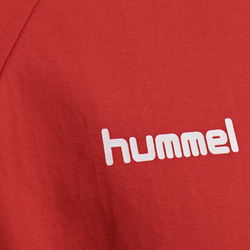 HUMMEL GO COTTON SWEATSHIRT, TRUE RED, packshot