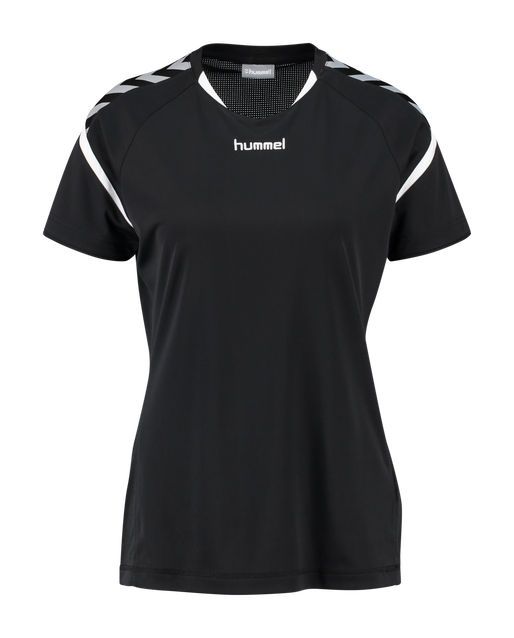 AUTH. CHARGE SS POLY JERSEY WO, BLACK, packshot