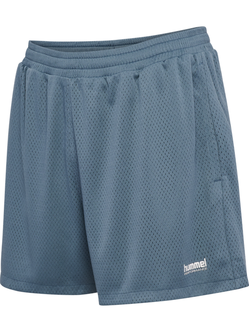 hmlPULSE MESH SHORTS, BLUE MIRAGE, packshot