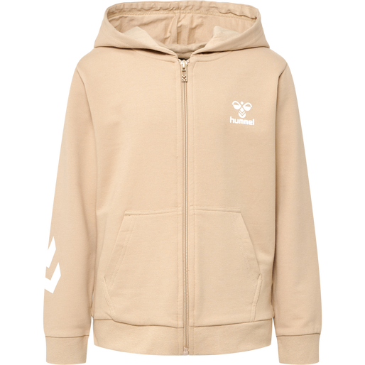 hmlTRECE ZIP HOODIE, HUMUS, packshot