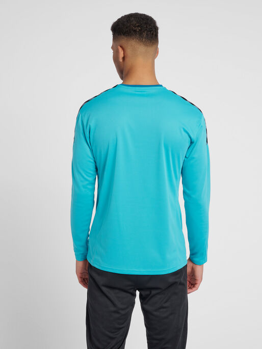 hmlAUTHENTIC POLY JERSEY L/S, BLUEBIRD, model