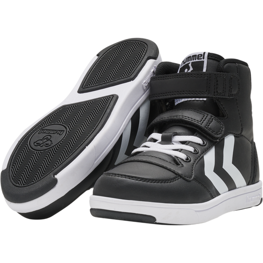 STADIL LIGHT QUICK HIGH JR, BLACK/WHITE, packshot