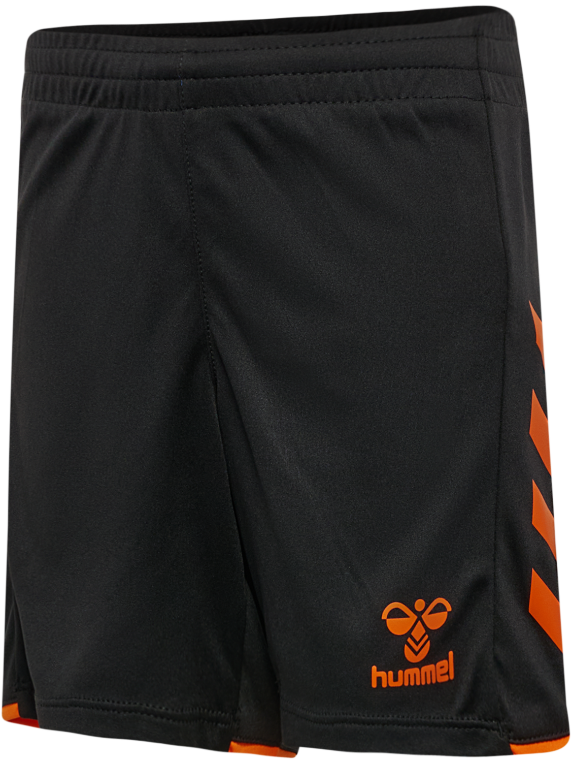 hmlCORE 2.0 SHORTS KIDS, BLACK/ORANGE TIGER, packshot