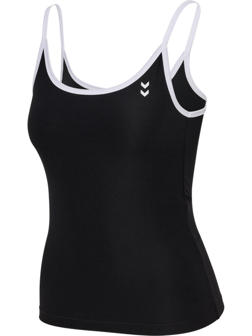hmlPULSE CIMA STRAP TOP, BLACK hmlPULSE CIMA STRAP TOP, BLACK, packshot