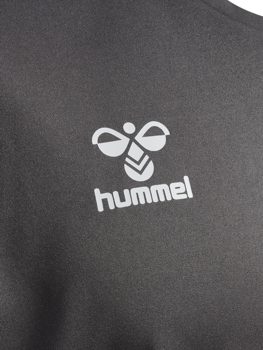 hmlESSENTIAL JERSEY S/S, STEEL GRAY, packshot