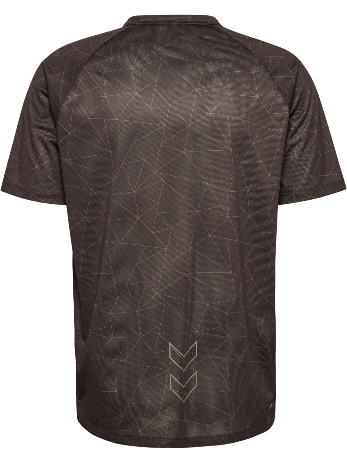 hmlCOURT AOP LIGHT WEIGHT T-SHIRT, TURKISH COFFEE, packshot