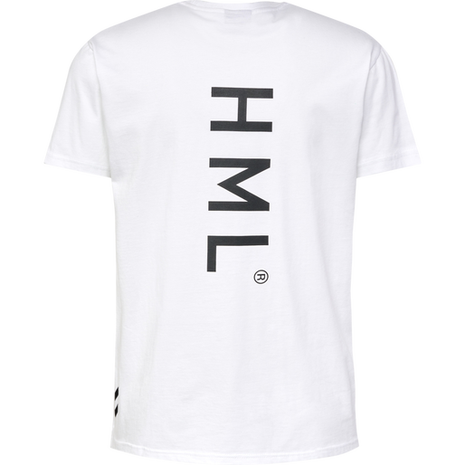 hmlCOURT COTTON T-SHIRT S/S, WHITE, packshot