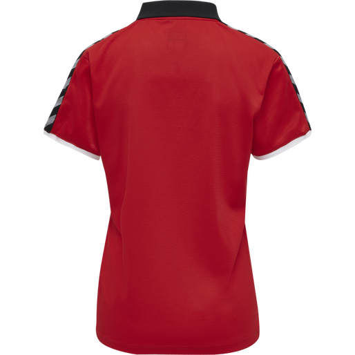 hmlAUTHENTIC WOMAN FUNCTIONAL POLO, TRUE RED, packshot