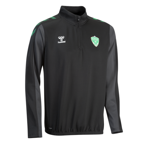 ASSE 22/23 TRAINING HALF ZIP KIDS, BLACK, packshot