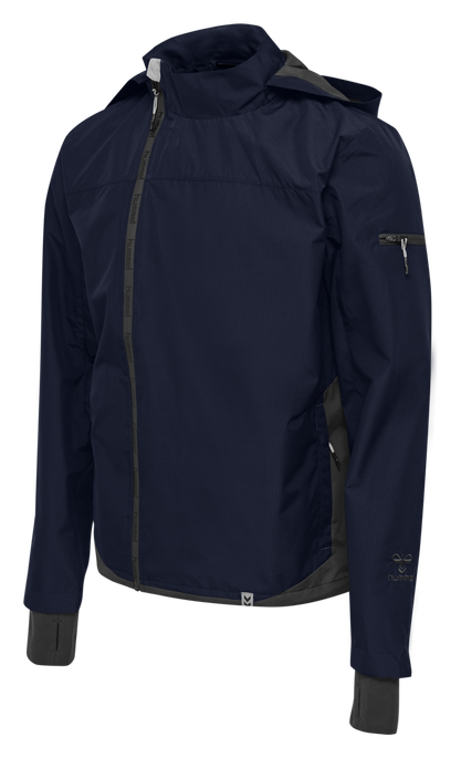 hmlNORTH SHELL JACKET, MARINE, packshot