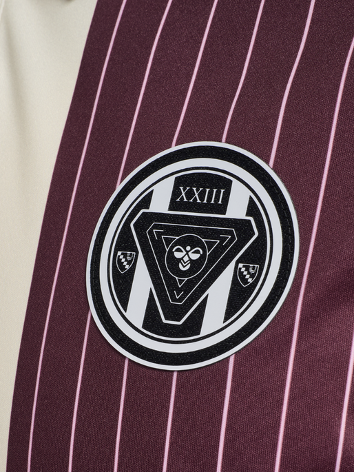 hmlLOOSE FB JERSEY S/S STRIPED, VINEYARD WINE hmlLOOSE FB JERSEY S/S STRIPED, VINEYARD WINE, packshot