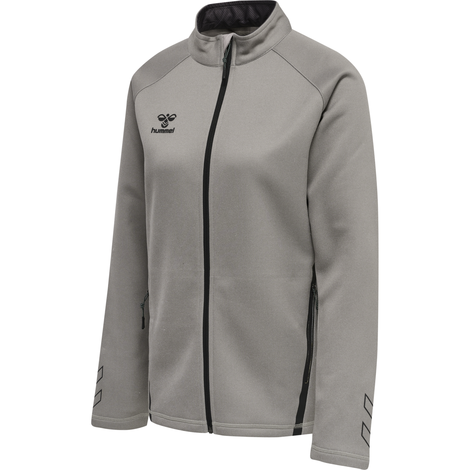 hmlCIMA XK ZIP JACKET WOMAN, GREY MELANGE, packshot