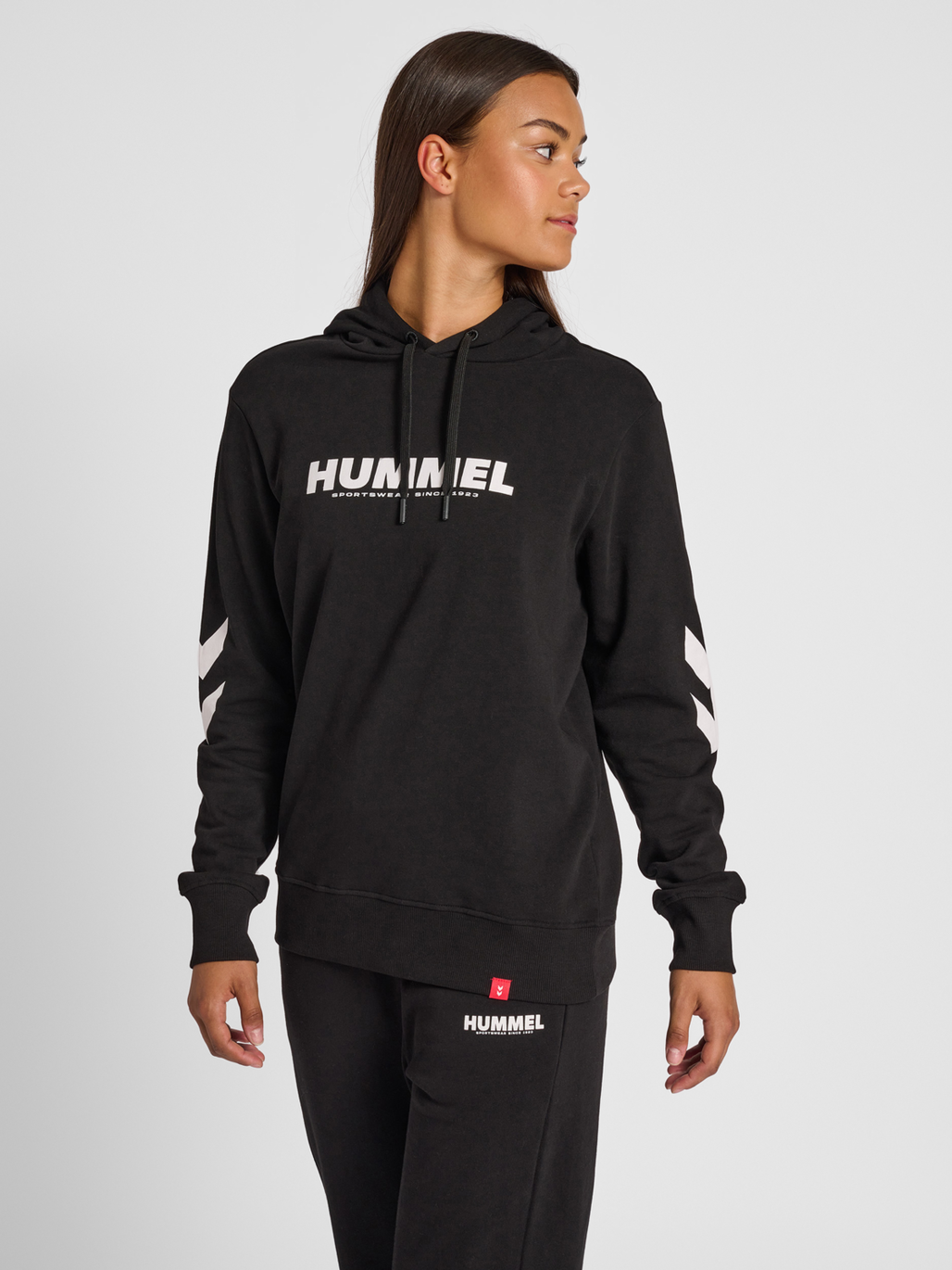 hummel LEGACY LOGO HOODIE BLACK hummelsport