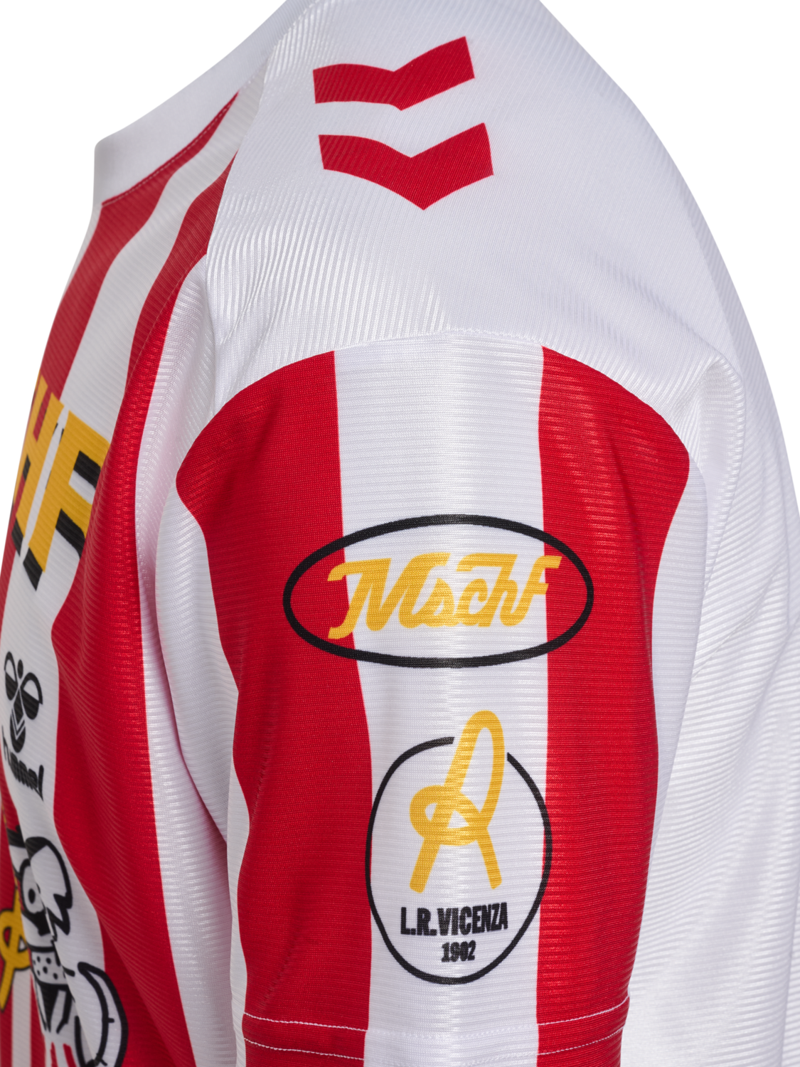 LRV x MSCHF x HML JERSEY SS, RED/WHITE, packshot