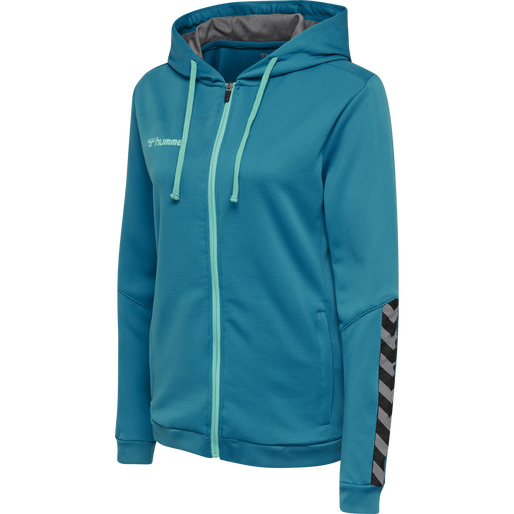 hmlAUTHENTIC POLY ZIP HOODIE WOMAN, CELESTIAL, packshot